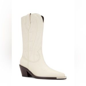 Revolve Lola Cruz Leather Cowboy Boots Size 9